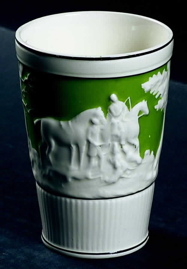 D'Ye Ken John Peel Green Tall China Tumbler by Wedgwood-1