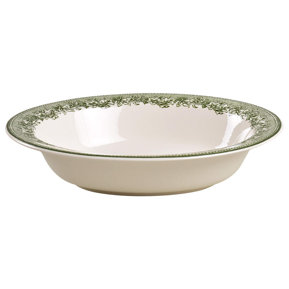 Kent Green Vine (Williams Sonoma) 9" Oval Vegetable Bowl by Wedgwood-1