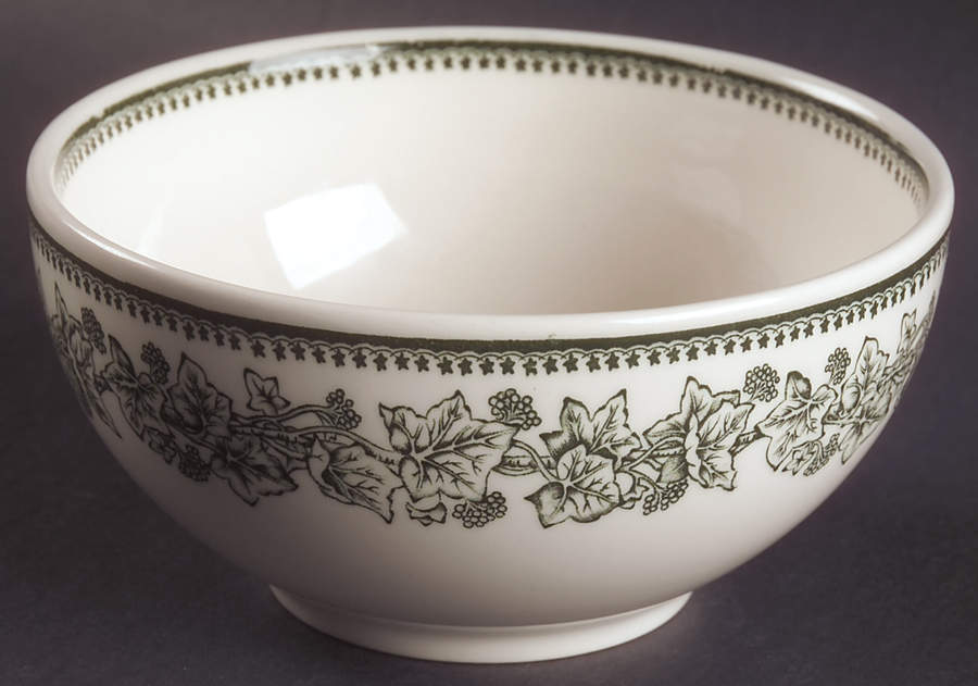 Kent Green Vine (Williams Sonoma) Individual Salad Bowl by Wedgwood-1