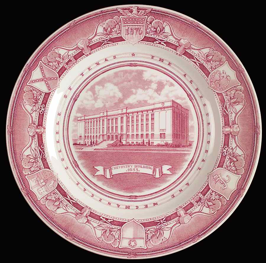 Texas A & M University Mulberry Dinner Plate by Wedgwood-1