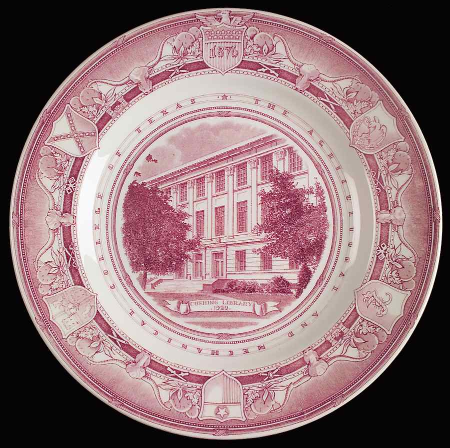 Texas A & M University Mulberry Dinner Plate by Wedgwood-1