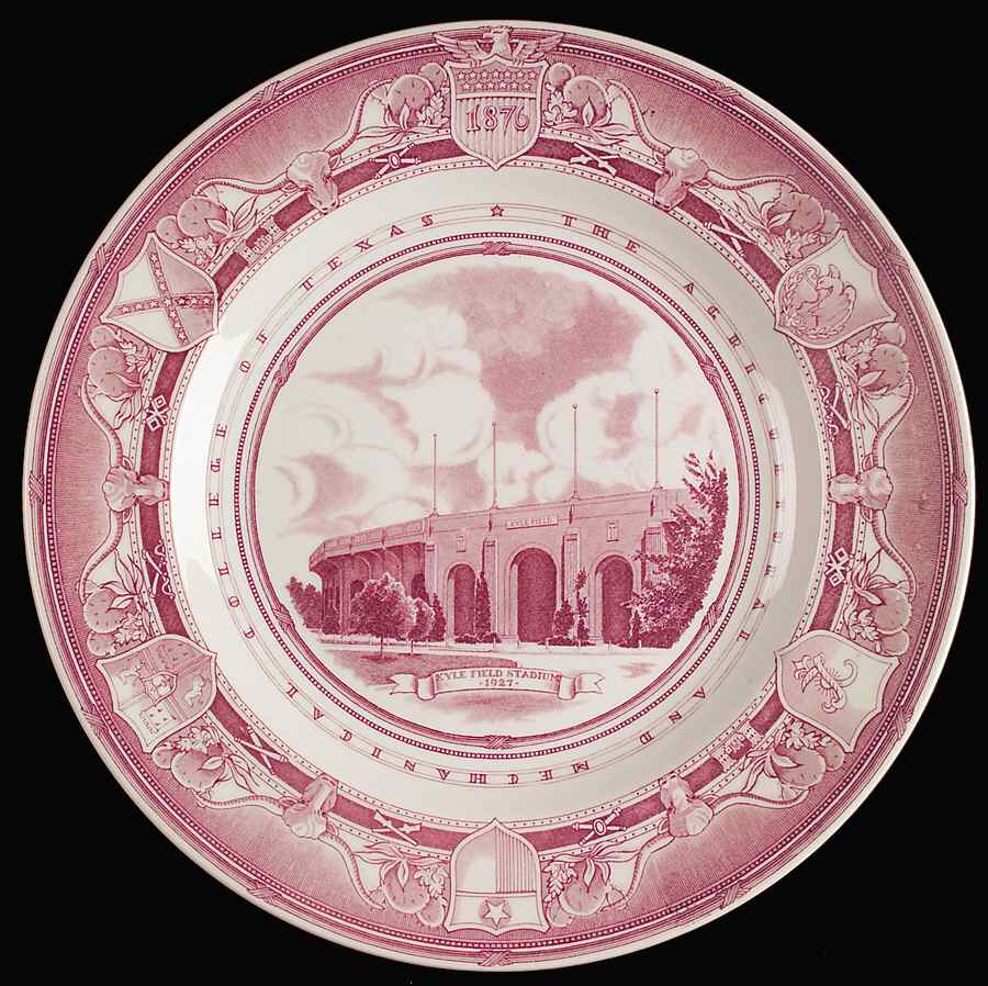 Texas A & M University Mulberry Dinner Plate by Wedgwood-1