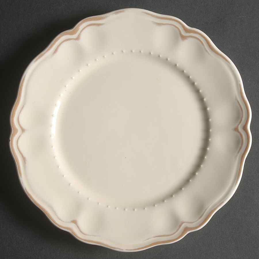 Tuscany Vanilla Salad Plate by Waverly-1