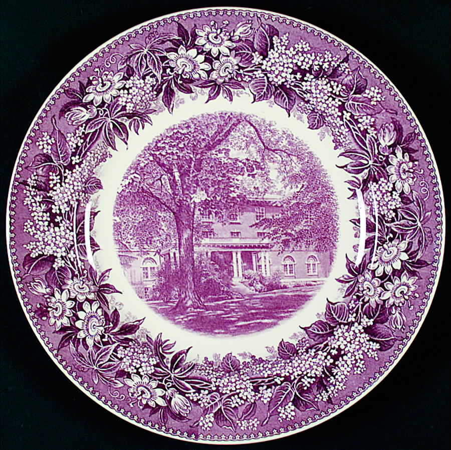 Denison University Mulberry Dinner Plate by Wedgwood-1