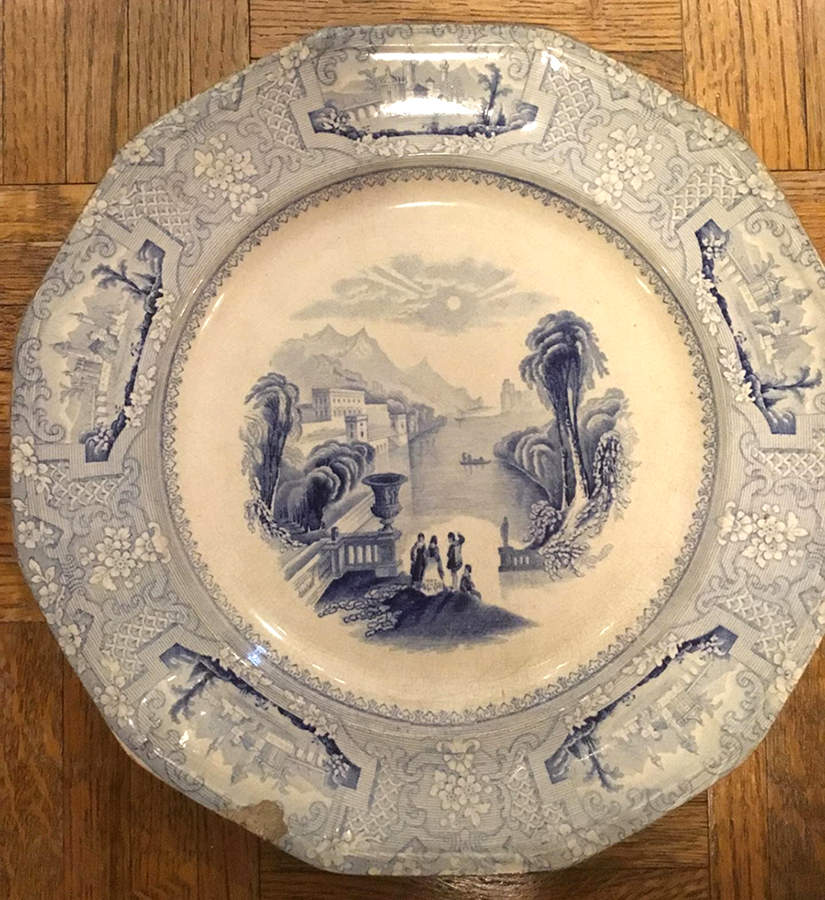 Columbia (Blue Landscape) Dinner Plate by Wedgwood-1