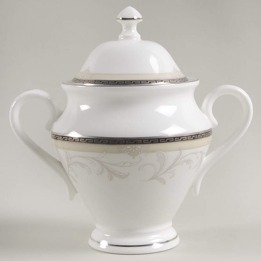 Brocade Sugar Bowl & Lid by Waterford China-1