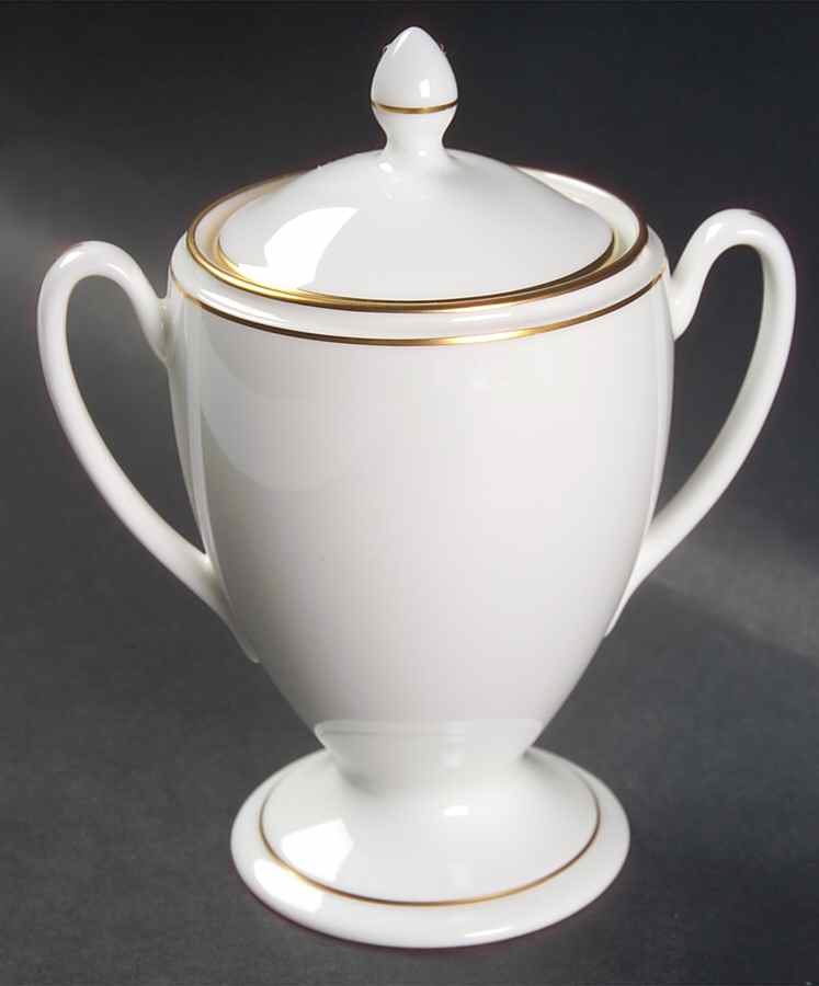 Kilbarry Gold Sugar Bowl & Lid by Waterford China-1
