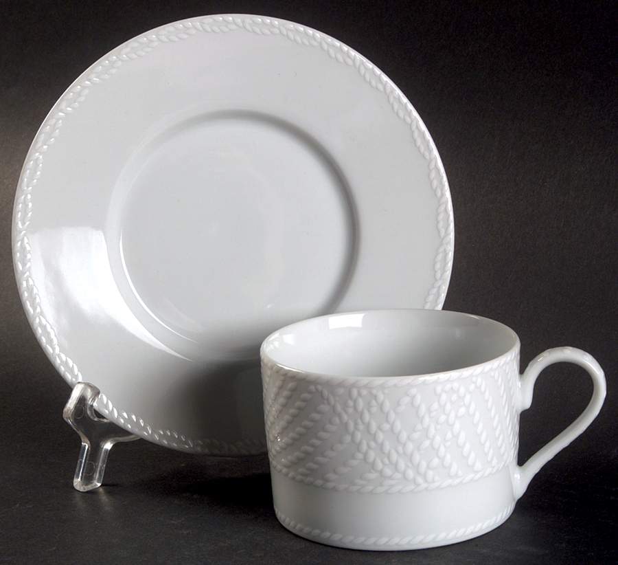 Greenwich Flat Cup & Saucer Set by Waterford China-1