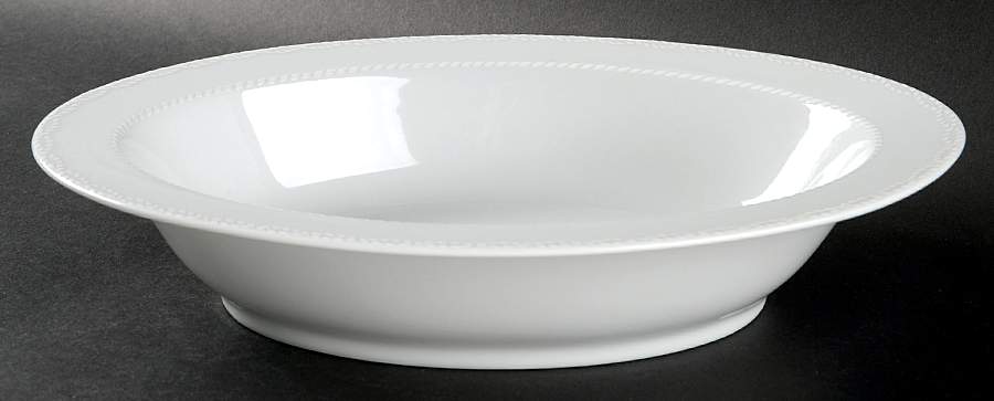 Greenwich 11" Oval Vegetable Bowl by Waterford China-1