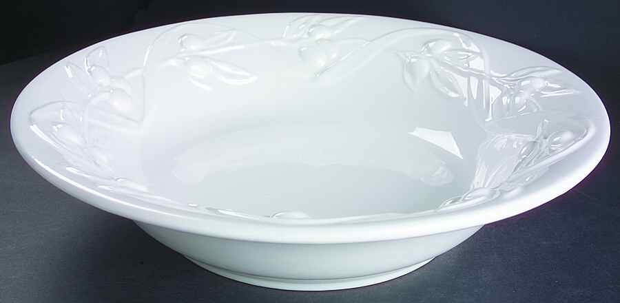 Olive Harvest White 15" Pasta Serving Bowl by Williams-Sonoma-1