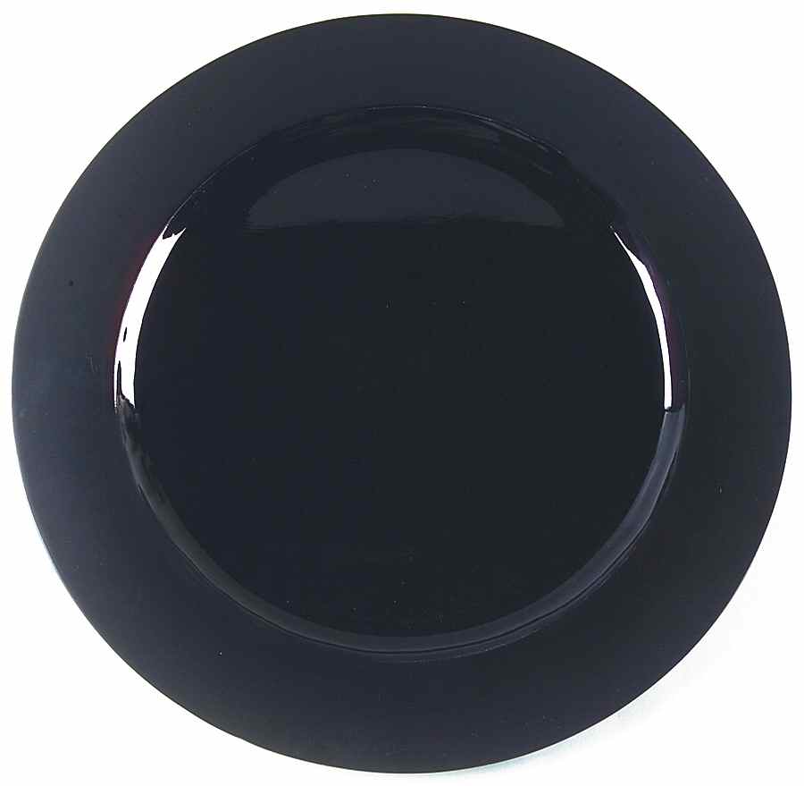 Night and Day Black (Accessories) Wood Service Plate (Charger) by Wedgwood-1