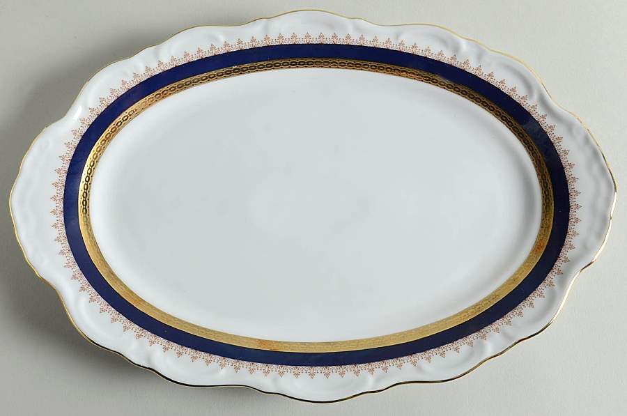 WIG588 13" Oval Serving Platter by Winterling - Bavaria-1