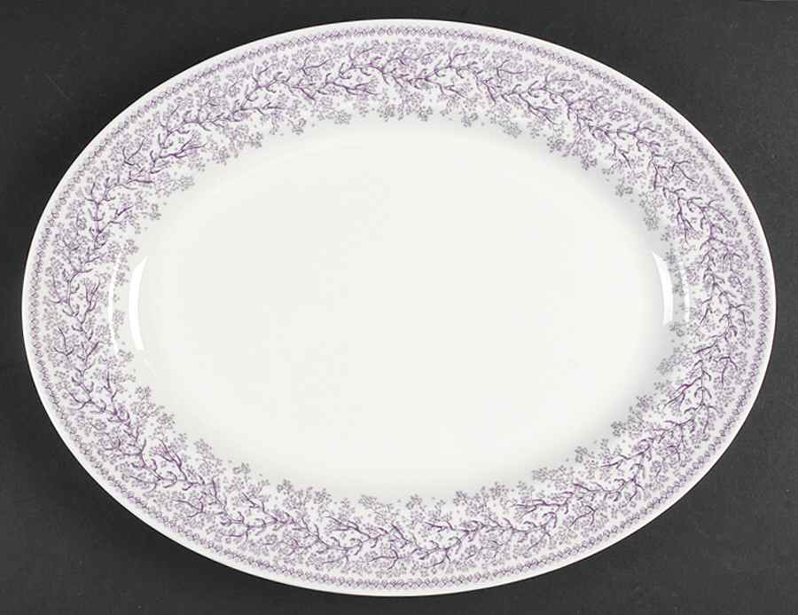 Winter Berries 15" Oval Serving Platter by Wedgwood-1