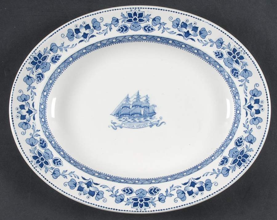 Mandarin 10" Oval Serving Platter by Wedgwood-1