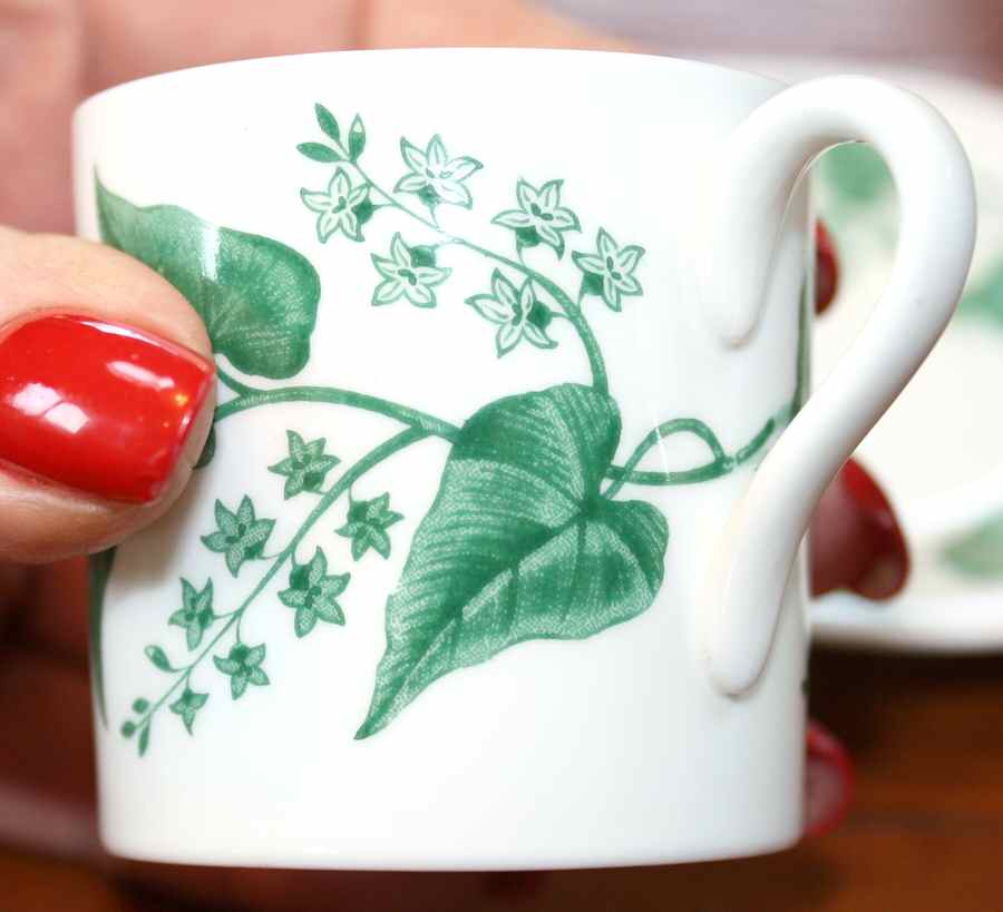WW244 Flat Demitasse Cup & Saucer Set by Wedgwood-1