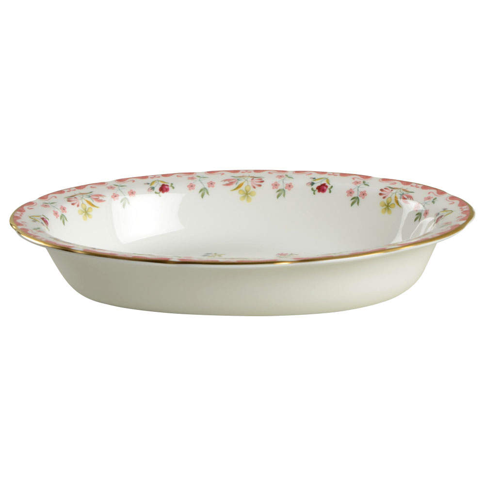 Bianca ("W" Wedgwood Mark Only) 10" Oval Vegetable Bowl by Wedgwood-1