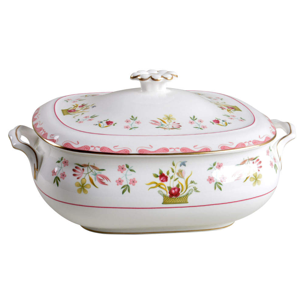 Bianca ("W" Wedgwood Mark Only) Rectangular Covered Vegetable by Wedgwood-1