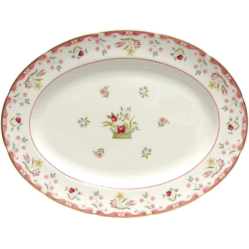 Bianca ("W" Wedgwood Mark Only) 15" Oval Serving Platter by Wedgwood-1