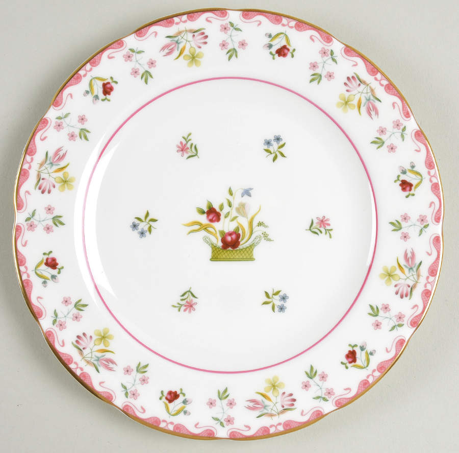 Bianca ("W" Wedgwood Mark Only) Dessert/Pie Plate by Wedgwood-1
