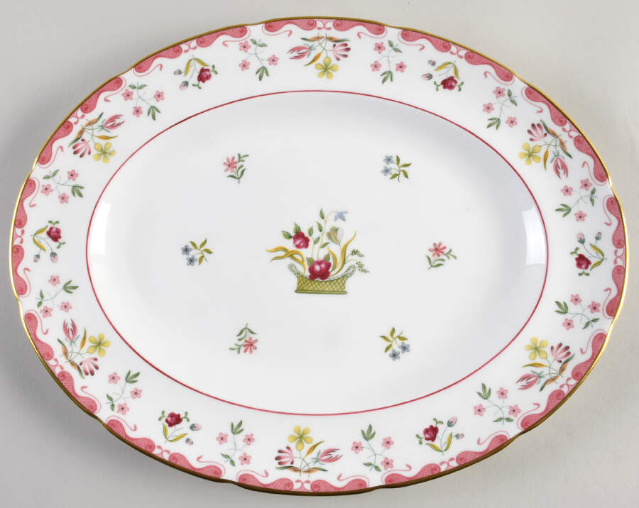 Bianca ("W" Wedgwood Mark Only) 14" Oval Serving Platter by Wedgwood-1