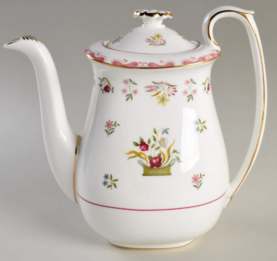 Bianca ("W" Wedgwood Mark Only) Coffee Pot & Lid by Wedgwood-1