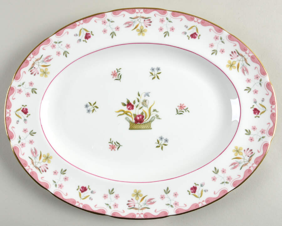 Bianca ("W" Wedgwood Mark Only) 13" Oval Serving Platter by Wedgwood-1