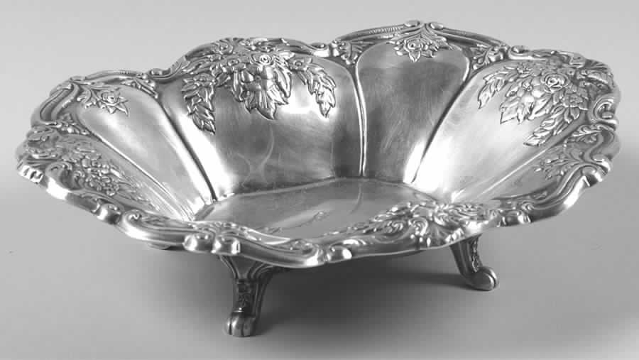 St. Regis (Silverplate, Hollowware) Plated Footed Bon Bon Bowl by Wallace Silver-1