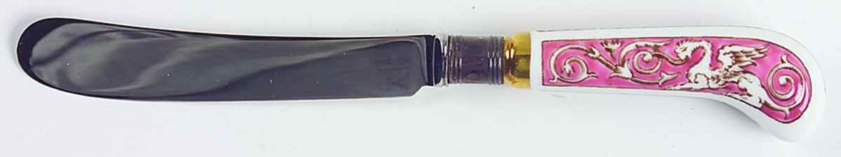 Florentine Coral Hollow Handle Butter Spreader by Wedgwood-1