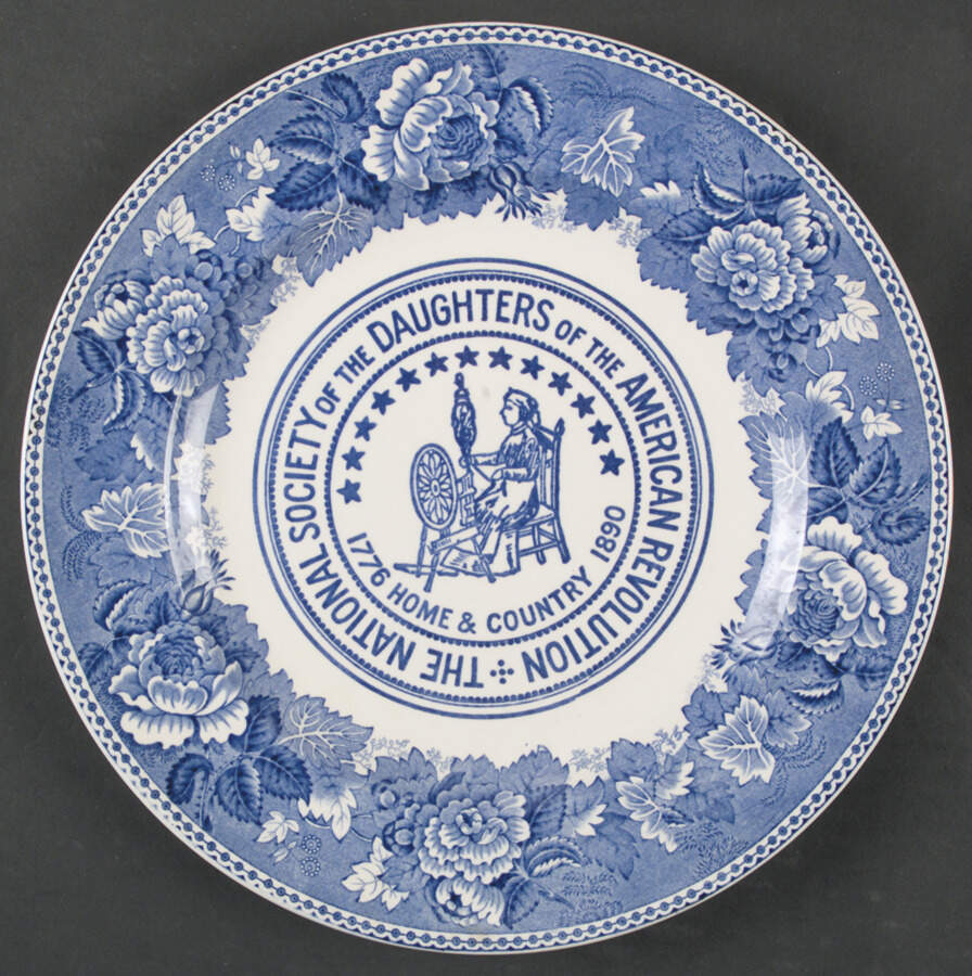 Washington Bicentennial Plates Blue Dinner Plate by Wedgwood-1