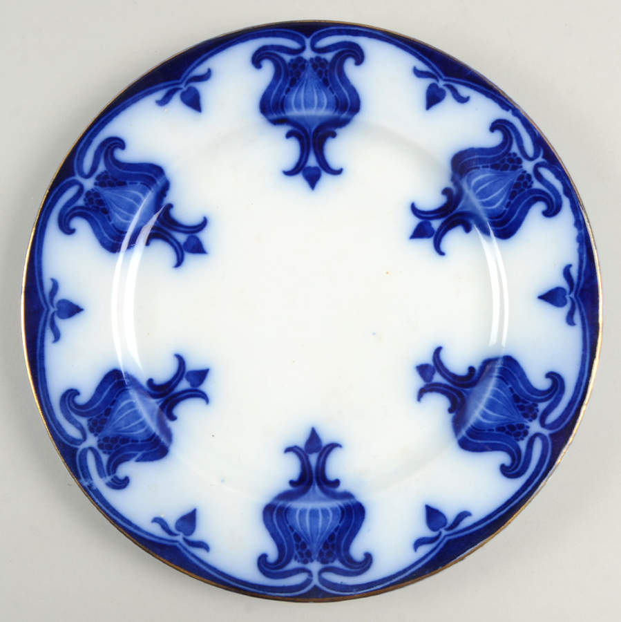Poppy Flow Blue Luncheon Plate by Wedgwood-1