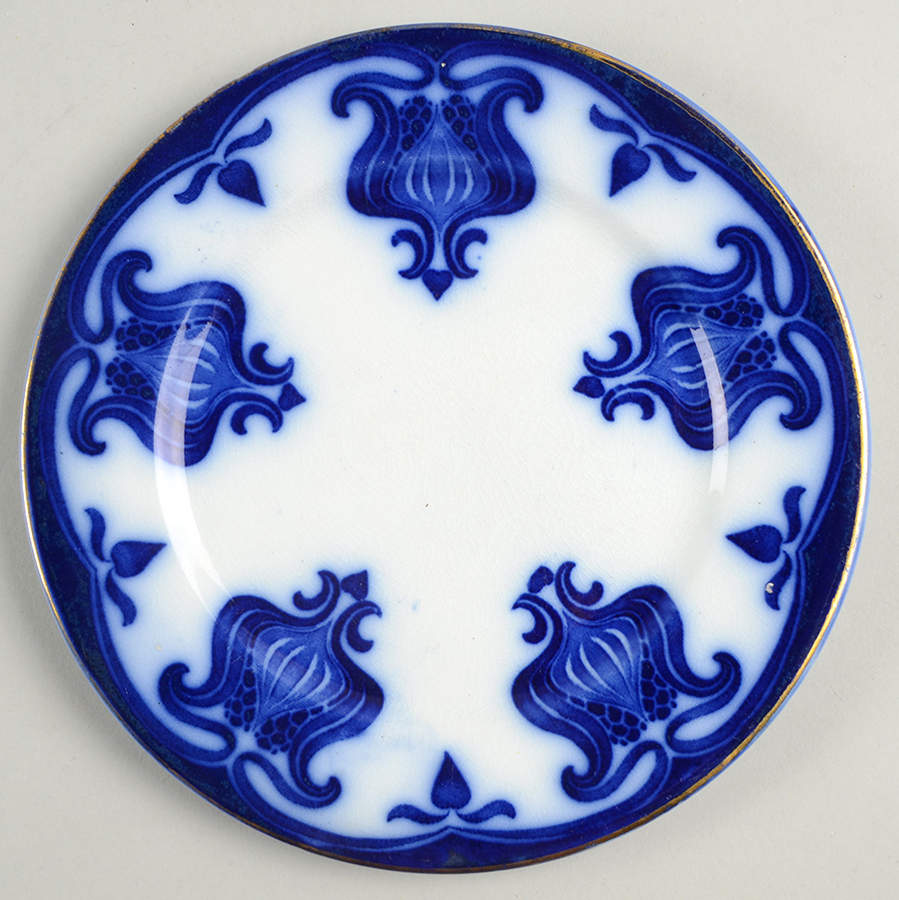 Poppy Flow Blue Dessert/Pie Plate by Wedgwood-1