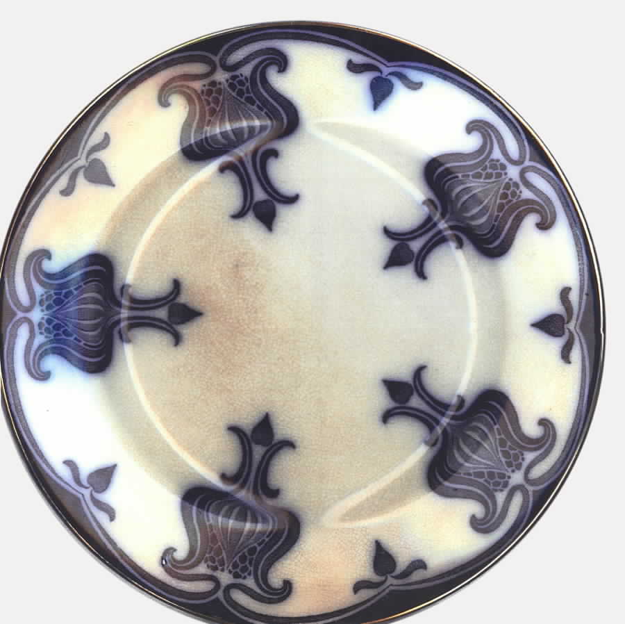 Poppy Flow Blue Salad Plate by Wedgwood-1