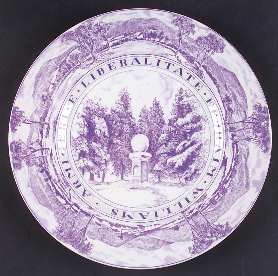 Williams College Dark Purple Dinner Plate by Wedgwood-1