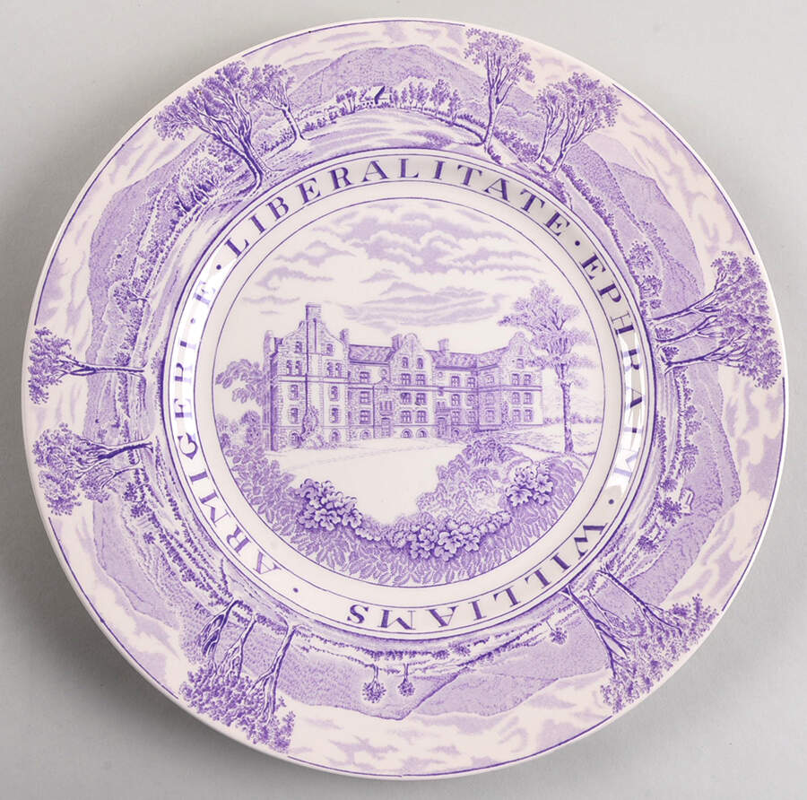 Williams College Dark Purple Dinner Plate by Wedgwood-1