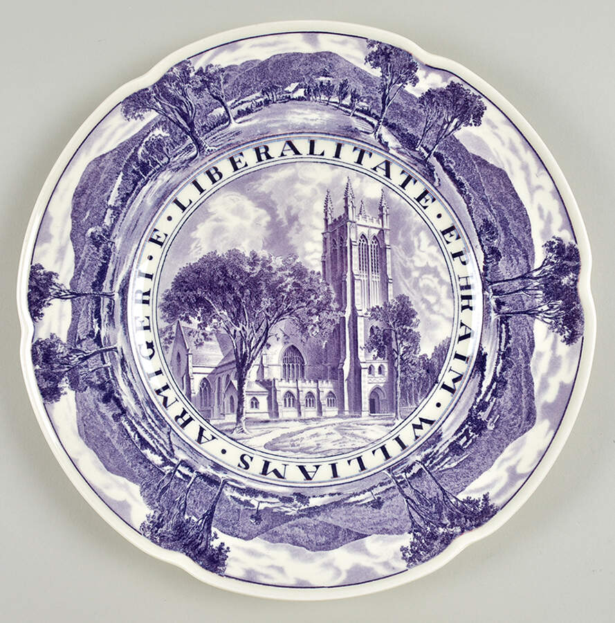 Williams College Dark Purple Dinner Plate by Wedgwood-1