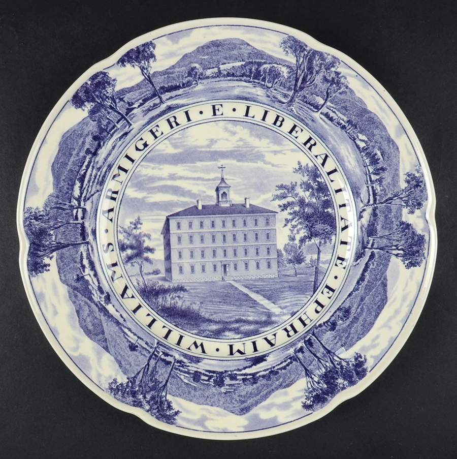 Williams College Dark Purple Dinner Plate by Wedgwood-1