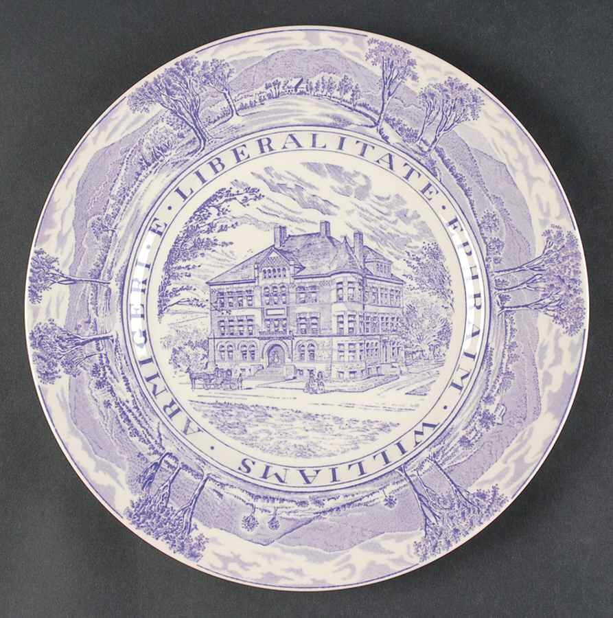 Williams College Dark Purple Dinner Plate by Wedgwood-1