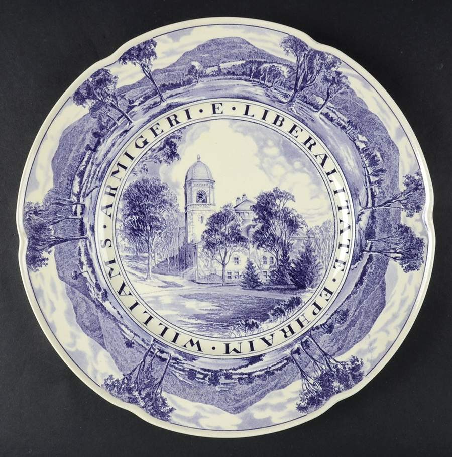 Williams College Dark Purple Dinner Plate by Wedgwood-1