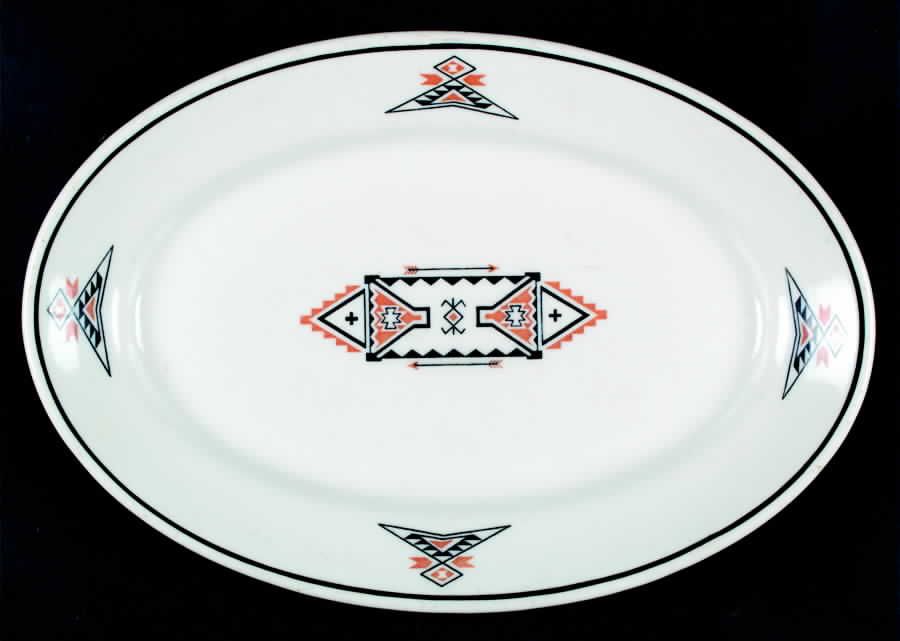 WAR119 11" Oval Serving Platter by Warwick-1
