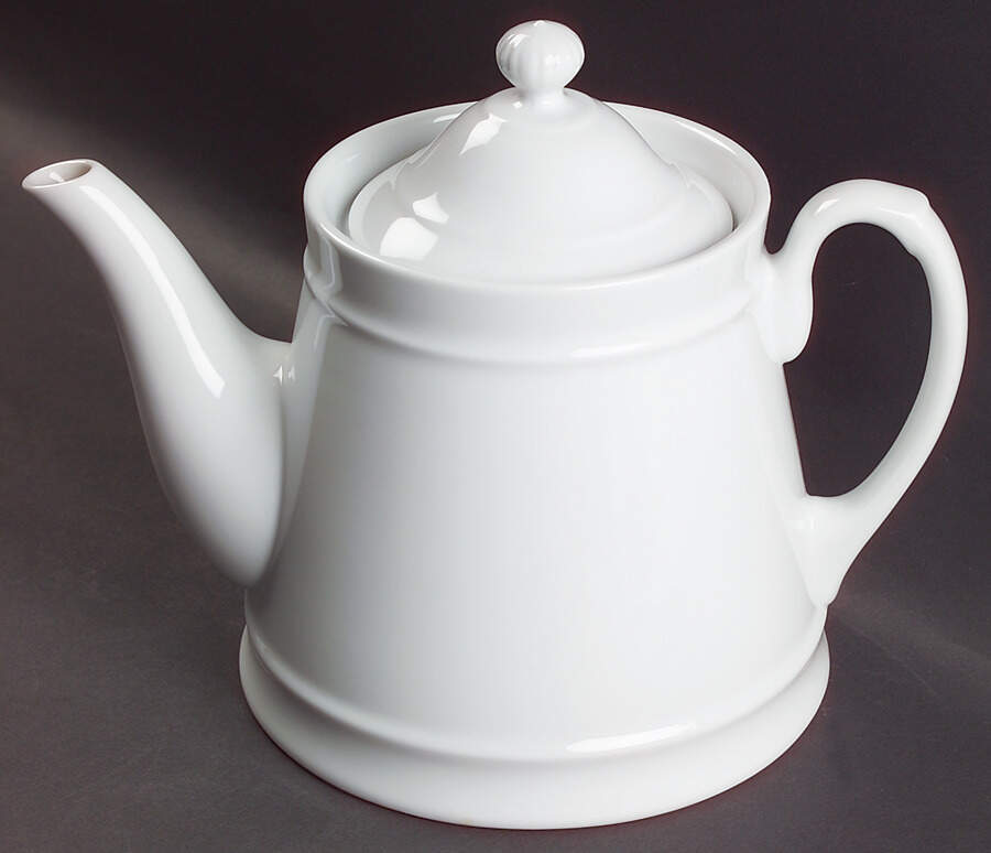 Brasserie White Tea/Coffee Pot & Lid by Williams-Sonoma-1