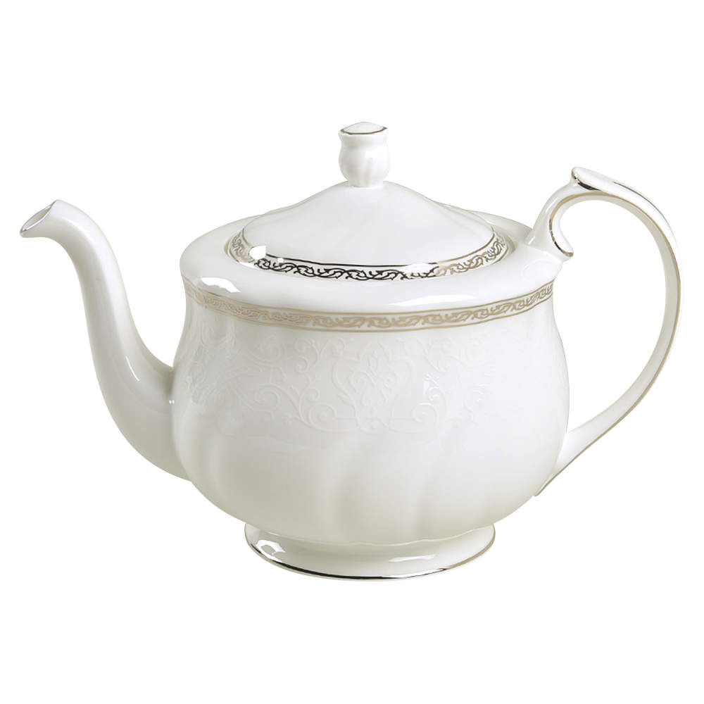 Queen's Lace Teapot & Lid by Wedgwood-1