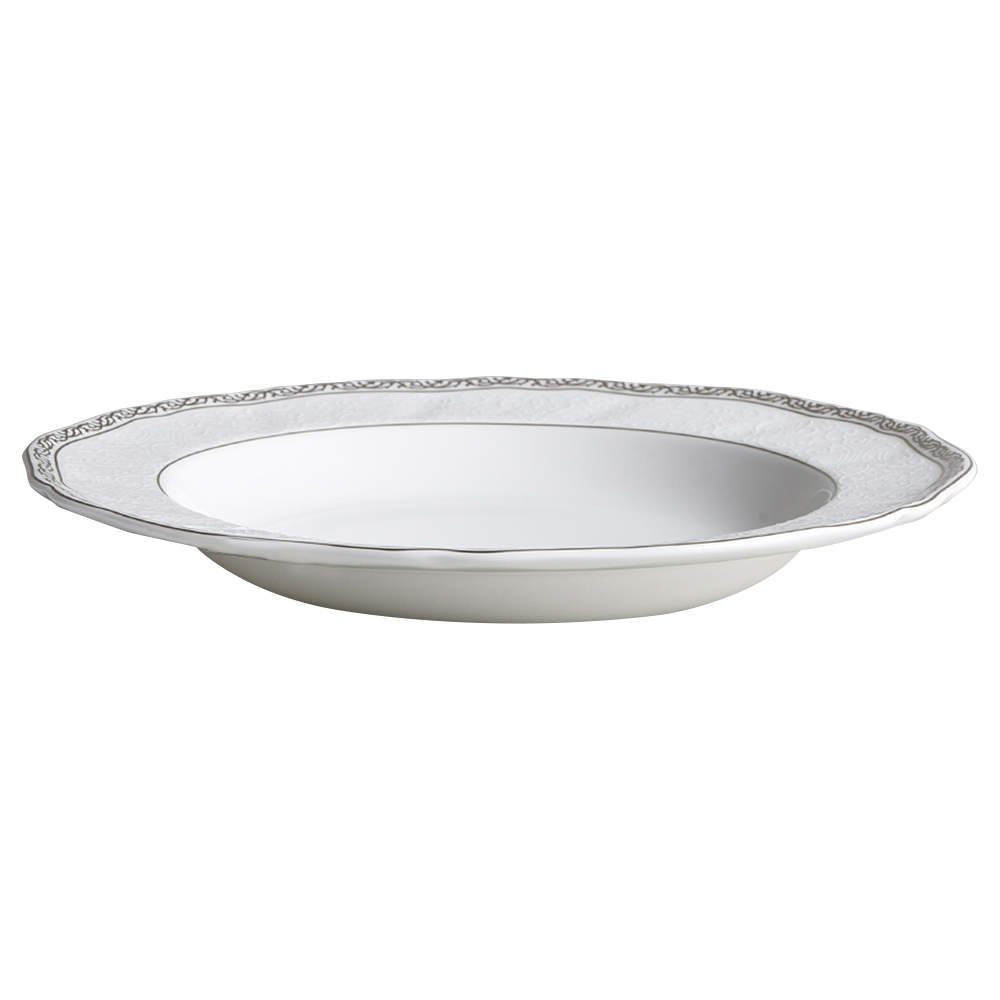 Queen's Lace Large Rim Soup Bowl by Wedgwood-1