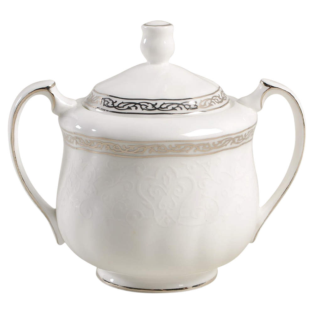 Queen's Lace Sugar Bowl & Lid by Wedgwood-1