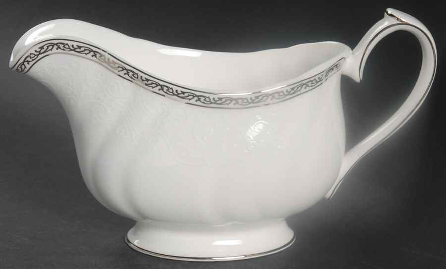 Queen's Lace Gravy Boat by Wedgwood-1