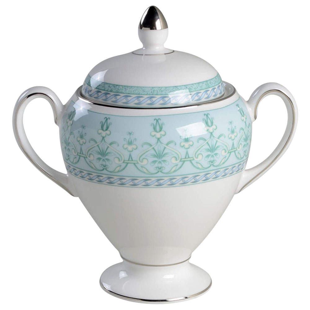 Amesbury Globe Shape Sugar Bowl & Lid by Wedgwood-1