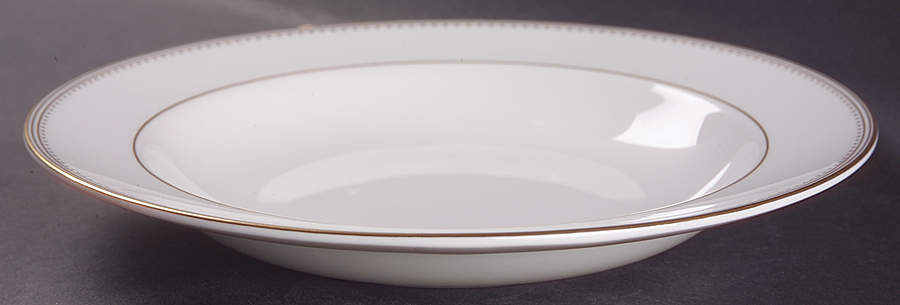 Golden Grosgrain Large Rim Soup Bowl by Wedgwood-1