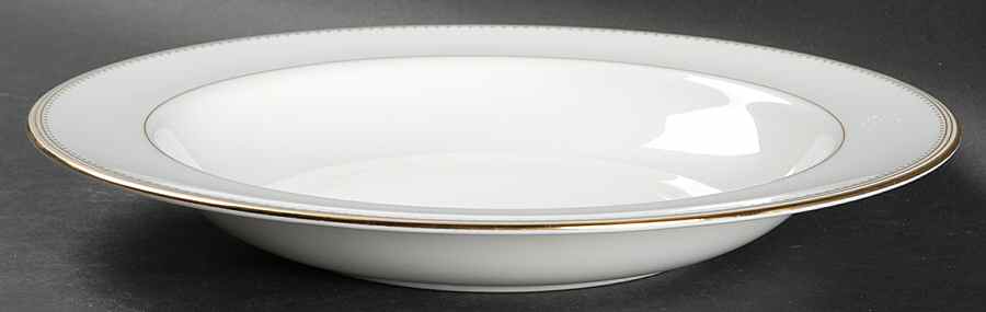 Golden Grosgrain 11" Individual Pasta Bowl by Wedgwood-1