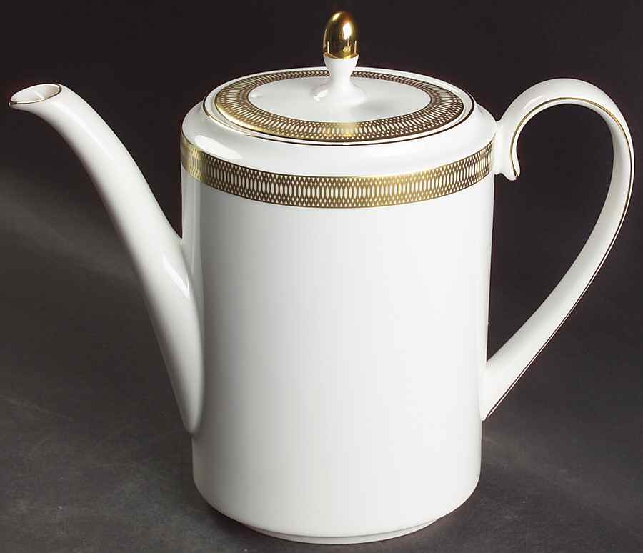 Golden Tiara Coffee Pot & Lid by Wedgwood-1