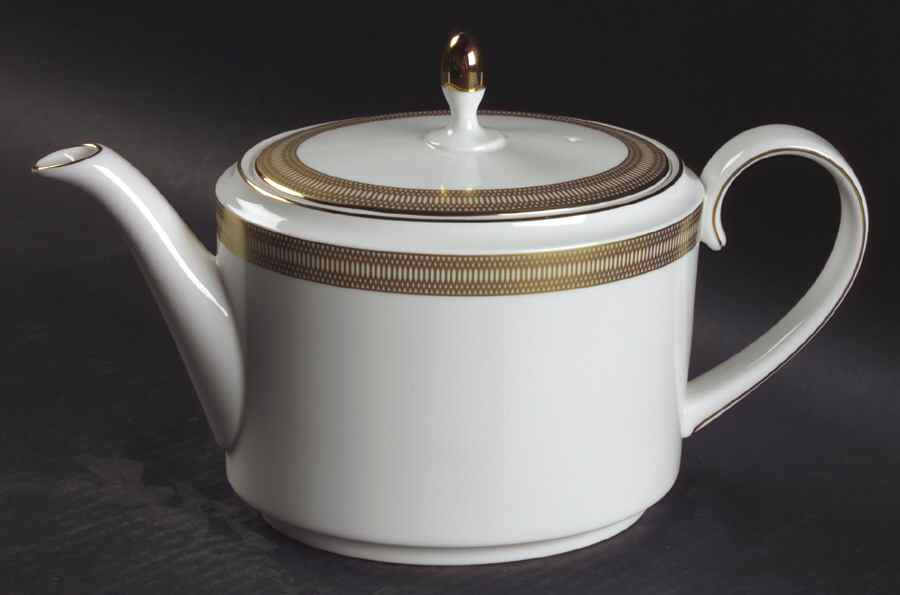 Golden Tiara Teapot & Lid by Wedgwood-1