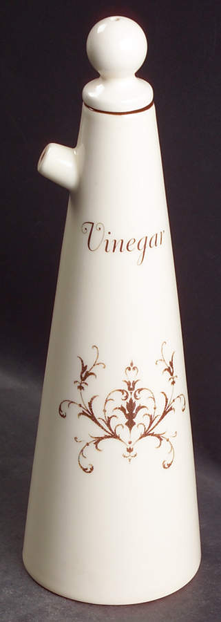 Queen's Filigree Vinegar Cruet and Stopper by Wedgwood-1